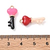 Alloy Enamel Pendants FIND-B069-06B-3