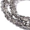 Electroplate Glass Beads Strands EGLA-L030-PL02-2