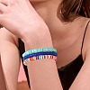 30Pcs 15 Colors Polymer Clay Heishi Surfer Stretch Bracelets Set BJEW-SW00134-6