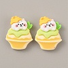 Opaque Resin Cabochons RESI-CJC0019-26F-1