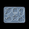 Starfish/Whale/Octopus Pendant DIY Silhouette Silicone Mold DIY-K073-09A-4