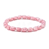 Bling Imitation Gemstone Glass Teardrop Beads Stretch Bracelet for Women BJEW-JB07421-11