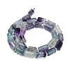 Natural Fluorite Beads Strands G-D109-A01-5