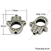 Tibetan Style Alloy Bead Frames LS-TIBEB-A123963-AS-FF-1