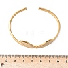 304 Stainless Steel Cuff Bangles for Women BJEW-U032-06G-3