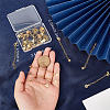 24Pcs 3 Style Long-Lasting Plated Brass Curb Chain Extender KK-CN0002-30-3