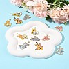 12Pcs 6 Styles Alloy Enamel Pendants ENAM-FS0002-58-9