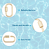 10Pcs Alloy Screw Carabiner Lock Charms FIND-DC0008-32G-4