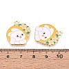 Alloy Enamel Pendants ENAM-T022-62A-3