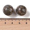 Natural Pink Zebra Jasper No Hole Sphere Beads G-K353-04D-35-3