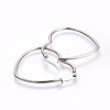 Tarnish Resistant 201 Stainless Steel Hoop Earrings X-EJEW-A052-09B-2