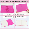 3Pcs Elastic Fabric Book Covers AJEW-CP0006-14B-5