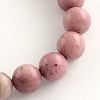 Natural Rhodonite Beads Strands G-R257-10mm-1