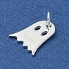 925 Sterling Silver Halloween Ghost Charms STER-NH0001-75S-2