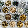 120G 12 Styles Glass Seed Beads SEED-YW0002-86-2