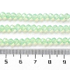 Baking Paint Transparent Glass Beads Strands LS-DGLA-A034-J4MM-D02-4