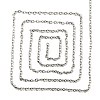Tarnish Resistant 304 Stainless Steel Cable Chains CHS-S006-JA607-2-4
