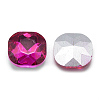 Pointed Back Glass Rhinestone Cabochons RGLA-T032-12x12mm-10-2