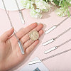 6Pcs 304 Stainless Steel Pendant Necklace NJEW-CA0001-20P-3