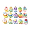 Opaque Resin Pendants X-RESI-K049-03-1