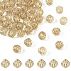 60Pcs Plating Acrylic Beads PACR-YW0001-51-1