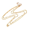 Bohemian Style Stainless Steel Double Layer Initial Pendant Necklaces FS-WGDC616-07-1