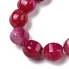 Dyed Natural Agate Beads Strands G-H087-E01-01B-4