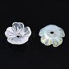 5-Petal Electroplate Acrylic Bead Caps LS-X-PACR-T014-05-3