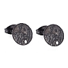 304 Stainless Steel Stud Earring Findings STAS-M228-T01-04B-1