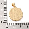 Real 18K Gold Plated Zodiac Theme Brass Pendants KK-M273-04E-G-3