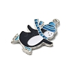 Winter Theme Alloy Enamel Pendants ENAM-M002-04J-P-2