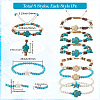 Pcs Coconut Braided Bead Bracelets BJEW-SC0001-49-2
