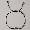 Natural Lapis Lazuli Beads Braided Bead Bracelets AC0375-6-1