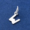 925 Sterling Silver Letter Charms LS-STER-C012-01S-W-2