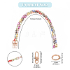 Transparent Acrylic Twisted Chain Bag Decorative Chains HJEW-YW00116-02-3
