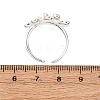 Adjustable Brass Enamel Cuff Open Rings RJEW-P172-04A-P-3