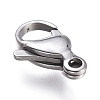 Tarnish Resistant 316 Surgical Stainless Steel Lobster Claw Clasps STAS-M281-01P-E-2