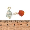 Raw Rough Natural Mixed Gemstone Pendants PALLOY-JF06060-3
