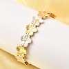 304 Stainless Steel Cuff Bangles for Women BJEW-F509-03C-G-2
