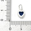 Brass Micro Pave Cubic Zirconia Pendants KK-H204-01S-01-3