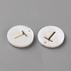 Natural Freshwater Shell Pendants SHEL-Q311-008T-2