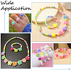 500Pcs Opaque Acrylic Beads MACR-SP0001-09-6
