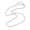 Non-Tarnish 304 Stainless Steel Bar Link Chain Necklaces NJEW-JN04927-02-4