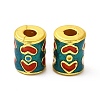 Alloy Enamel Beads ENAM-M048-12MG-D-2