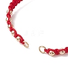 Polyester Braided Bead Bracelet Making AJEW-JB01250-01-2
