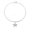 Brass Charm Bangles BJEW-Q350-07B-P-1