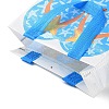 Summer Beach Theme Printed Flip Flops Non-Woven Reusable Folding Gift Bags with Handle ABAG-F009-E04-3