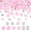 100Pcs 5 Styles Electroplate Transparent Glass Beads EGLA-TA0013-35B-1