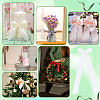 8Pcs Polyester Single Face Satin Ribbon Candle Holder Decoration HJEW-PH02150-5