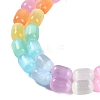 Rainbow Color Natural Selenite Beads Strands G-F750-M02-02-4